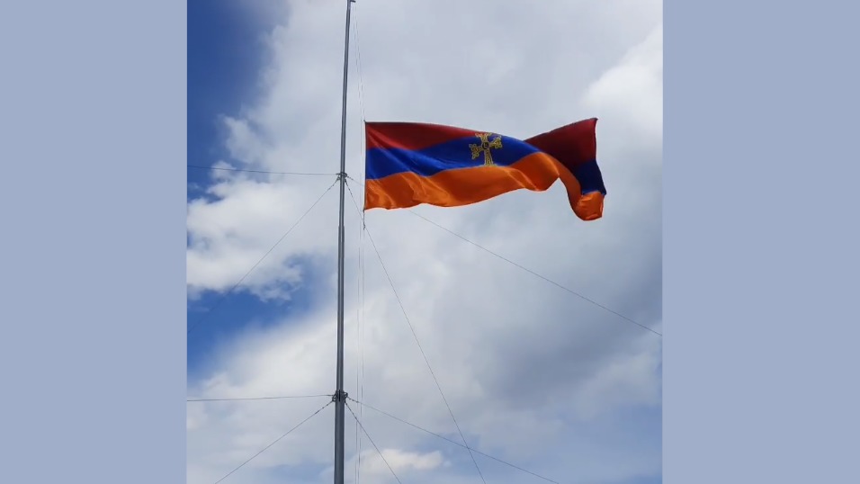 30-meter-high Armenian flag raised in the border village of Shurnukh - The US Armenians