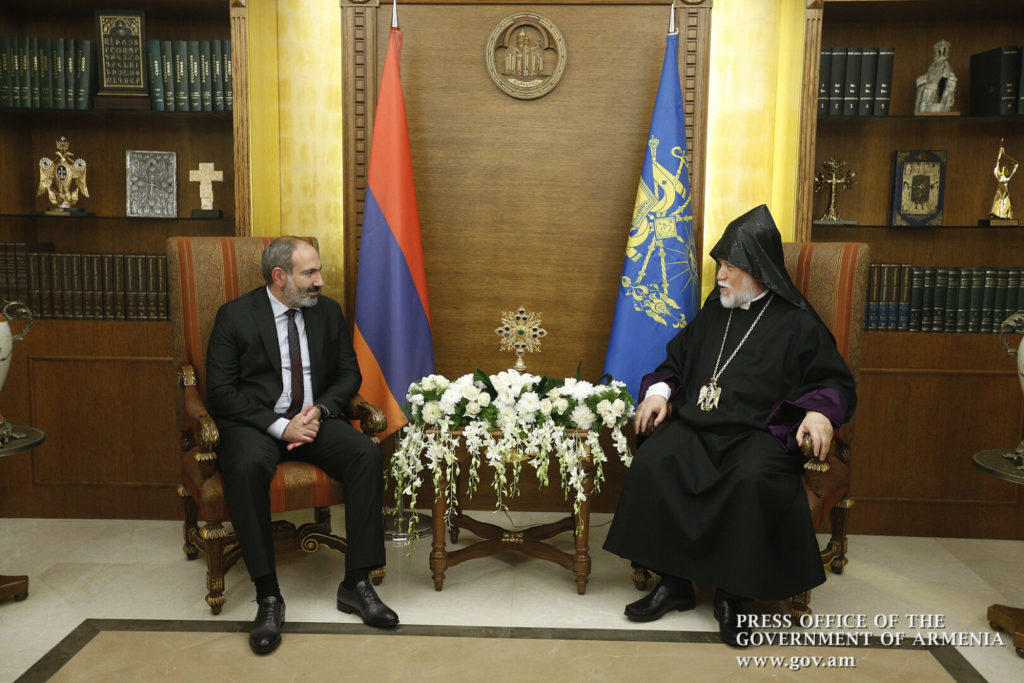 On the occasion of the holy feast of Easter, which celebrates the miraculous Resurrection of Jesus Christ, Catholicos of the Great House of Cilicia, His Holiness Aram I sent a congratulatory message to Prime Minister Nikol Pashinyan. The message reads: “Dear Mr. Prime Minister, I am with you always, even to the end of the age. This promise was given by the Risen Christ to his disciples who were called to continue their mission. Inspired by the faith and hope of the Risen Christ, the Church remained standing and held out against the awful massacres, persecutions and demolitions that followed. This is true for the Armenian Church, which was reinvigorated by the Resurrection of our Lord and continued to earnestly advocate its people’s cause. In fact, with inherent spiritual creativity and dedicated service, the Armenian Church instilled the miraculous presence of Jesus Christ into our lives. True to its sacred mission, the church is today called to renew our lives through the resurrection of Christ, making the biblical truths and values the focus of its testimony. May the risen Christ banish all kinds of evil forces from the life of our homeland, so that our nation could open up a new bright chapter in Armenia’s history with a united spirit and renewed faith! Christ is risen from the dead: Blessed is the resurrection of Christ! With patriarchal blessing and warm fatherly love” - The US Armenians