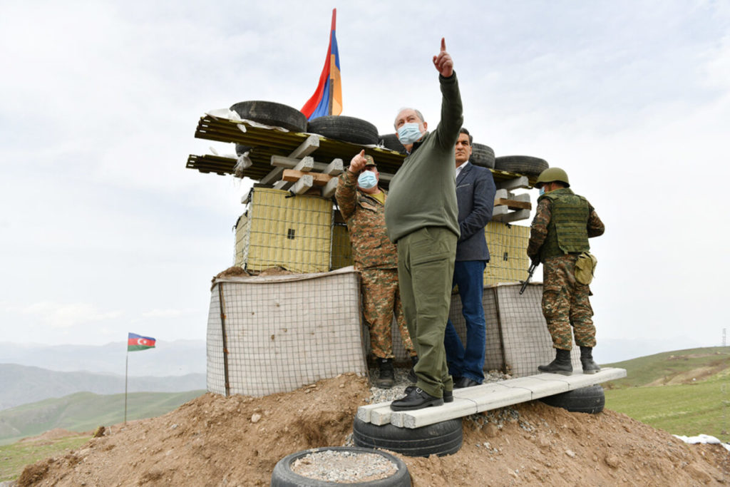 President Sarkissian visits Armenia’s southern border - The US Armenians