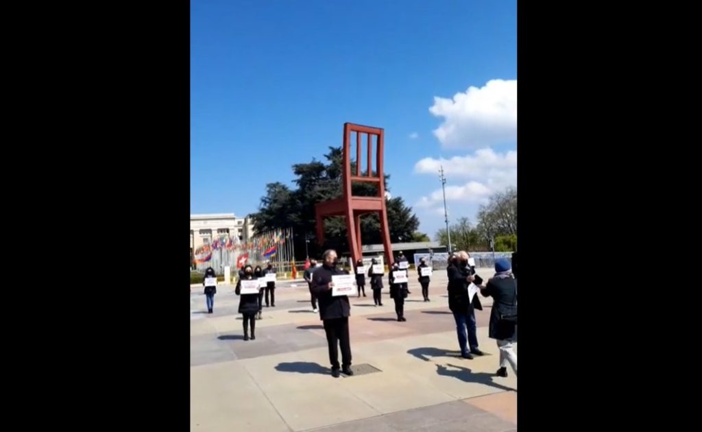 Protesters in Geneva demand release of Armenian POWs - The US Armenians
