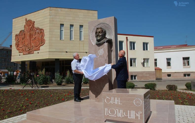 Charles Aznavour bust unveiled in Stepanakert - The US Armenians