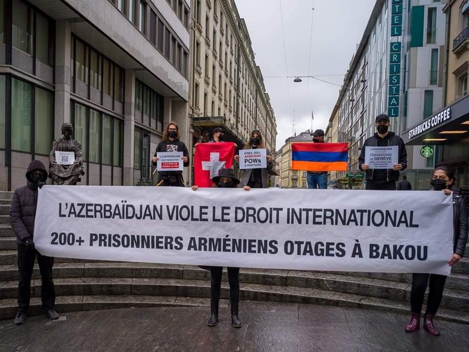 Silent protests in Switzerland demand release of Armenian POWs - The US Armeians