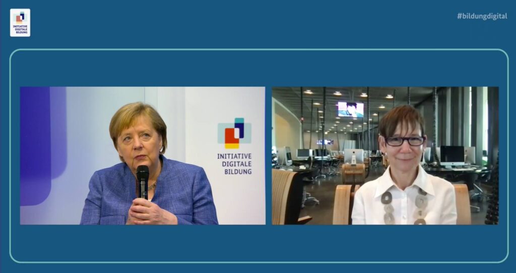 Angela Merkel takes virtual tour of TUMO Berlin - The US Armenians