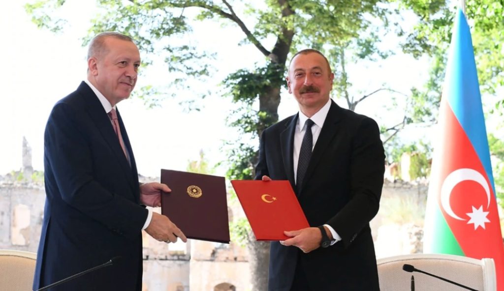 Erdogan and Aliyev Sign a Joint Declaration in Shushi - The US Armenians