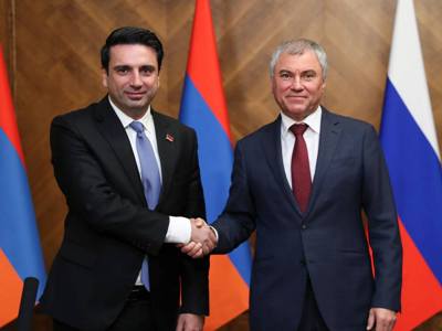 Armenia Parliament Speaker meets with Russian State Duma chairman - The US Armenians