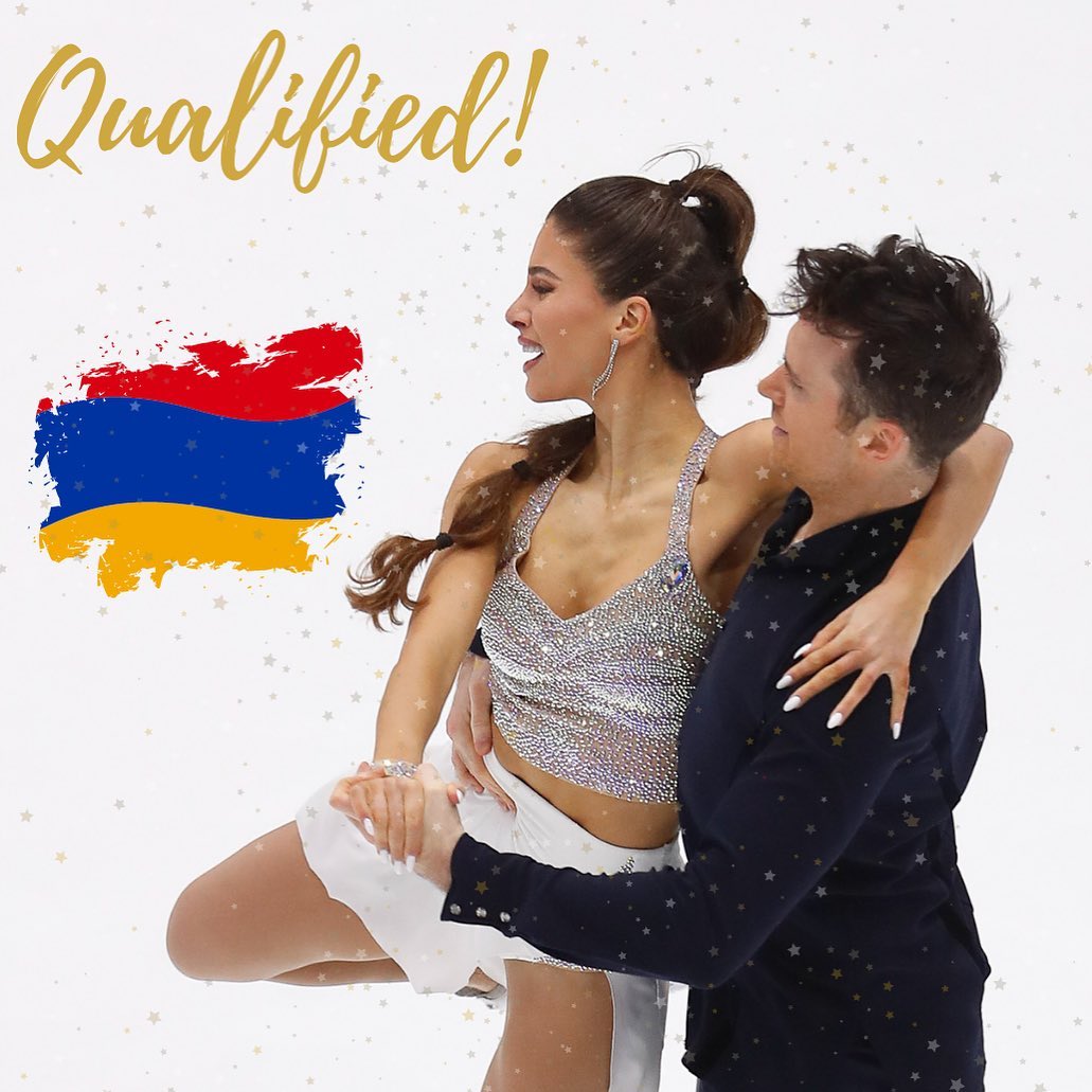 Armenian Ice Dance Couple Qualifies For Free Dance At Beijing Olympics - The US Armenians