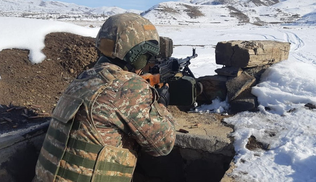 Five Armenian contract servicemen confirmed wounded in clashes incited by Azerbaijan