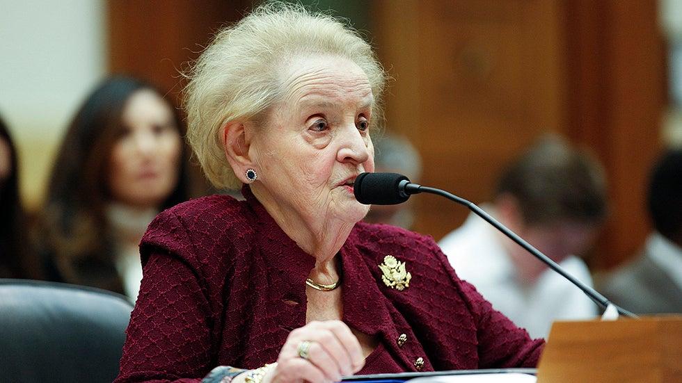 Ex-US Secretary of State Madeleine Albright dies